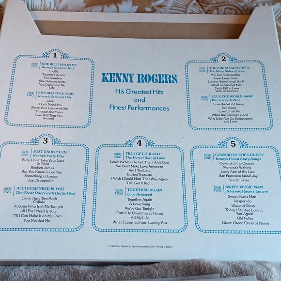 KENNY ROGERS BOX RECORD SET - Picture 3 of 4